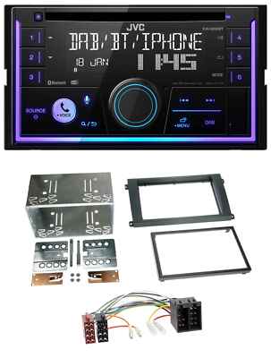 JVC MP3 USB 2DIN DAB Bluetooth CD Car Stereo for Porsche Cayenne 2002-2007