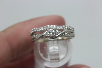 Sterling Silver Infinity Symbol Infinity Diamond Ring Kay Jewelers