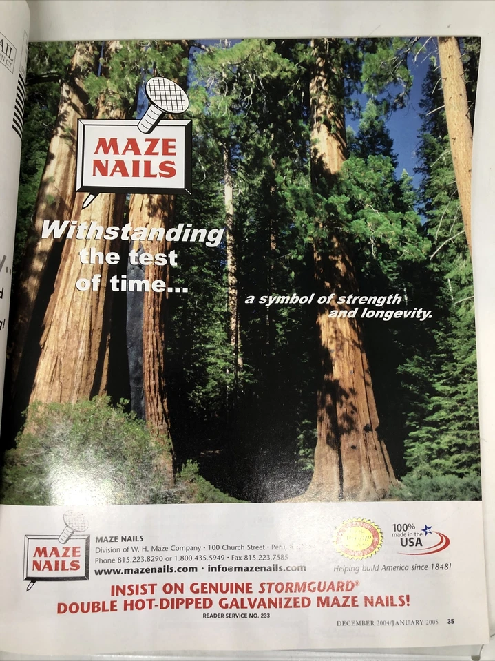 Taunton's FINE HOMEBUILDING Magazine JANUARY 2005 No. 168 Warm Floors & more - Image 3 of 4
