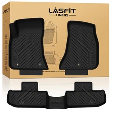 LASFIT Floor Mats for Dodge Challenger 2015-2023 RWD 1st & 2nd Row Floor Liners