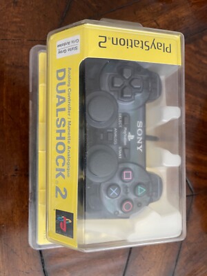 Sony PS2 SCPH-10010 E DUAL SHOCK Controller GRAY SONY  PLAYSTATION 2 GENUINE NEW