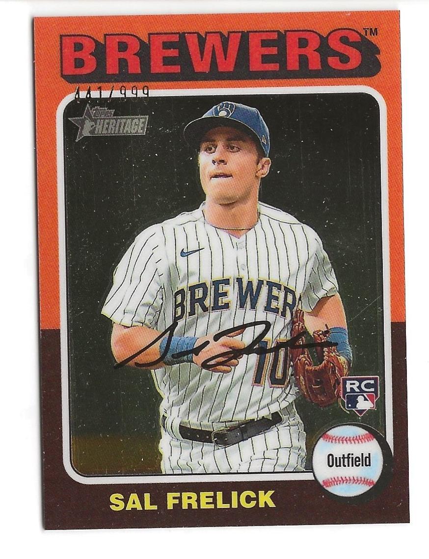 2024 Topps Heritage #451 Sal Frelick Chrome #/999