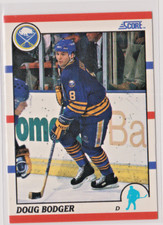 Doug Bodger Buffalo Sabres Defenseman 1990-91 Score Hockey Card # 211 Near Mint