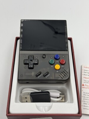 *NEU* Clear Black Miyoo Mini PLUS + PACKED SD + Onion OS - Free P&P GARANTIE