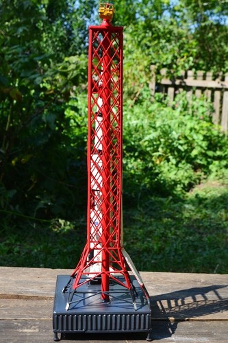 Handmade Tin Saturn V Rocket & Launch Pad Tinplate Model - NASA - Apollo - Moon - Picture 5 of 12