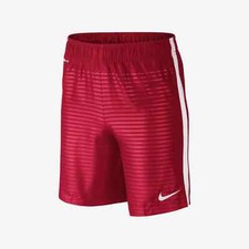 Nike Youth Unisex Max Graphic 645925 Size Large Red White Soccer Shorts NWT 35