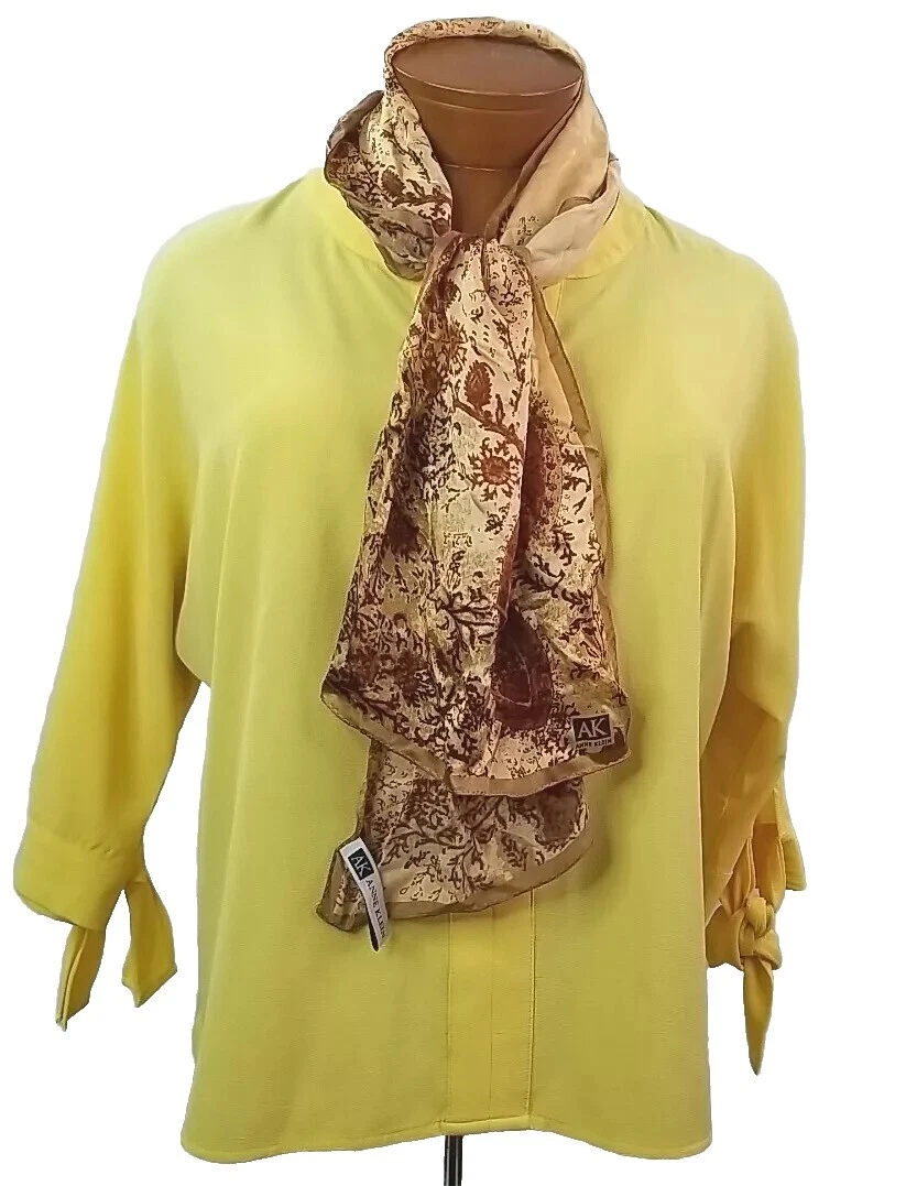 Androginia original 100% Seda Bufandas y estolas Vintage