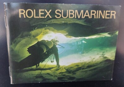 Rolex Submariner 6.1990 Booklet Brochure Manual 594.51 Libretto Francese 1990