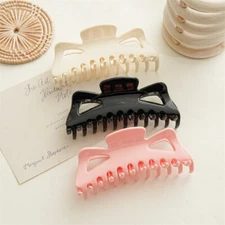 Hair Claw Large Size Plastic Hairpin Hair Clips Clamps Crab Hair Accessories ⭐ '