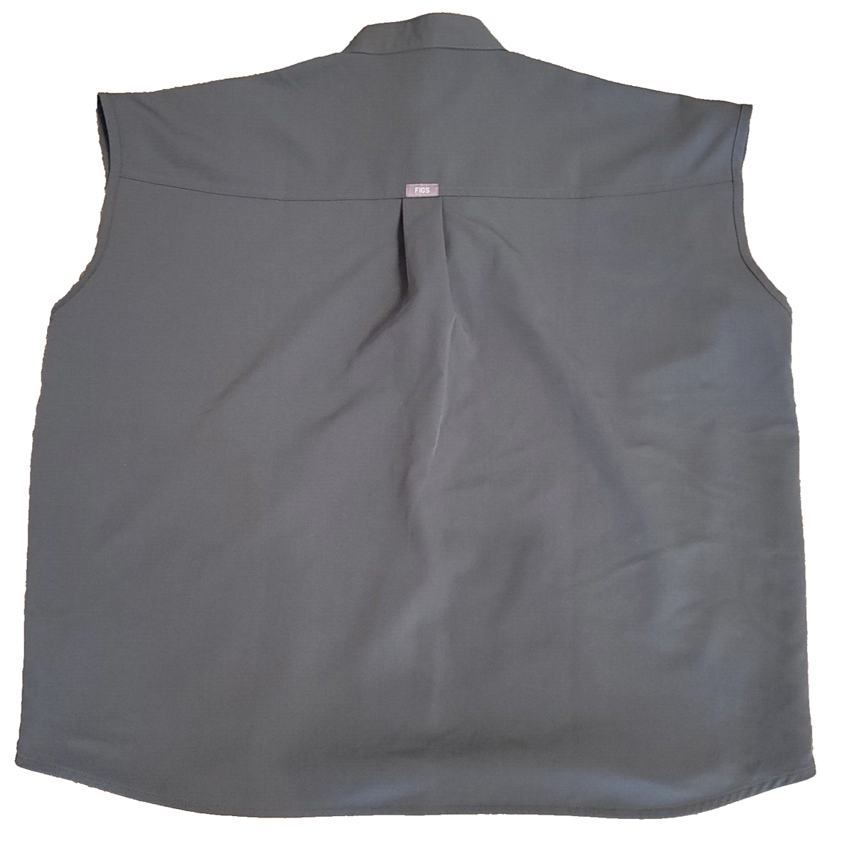 Figs Women's Gray Sleeveless Scrub Technical Collection Rafaela