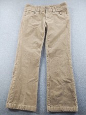 Tommy Hilfiger Women's Pants Brown Size 2 Corduroy Straight Stretch Low 26.5"