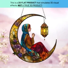 Muslim recitation of Quran scene wall decoration pendant