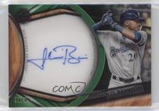 2018 Topps Tribute Tribute Auto Green 23/99 Lewis Brinson #TA-LBR Auto 1u6
