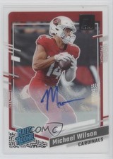 2023 Panini Clearly Donruss Auto Michael Wilson #76 Auto 15qg