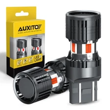 AUXITO 7443 7440 Red LED Brake Bulb Stop Tail Parking Light Super Bright 2pcs