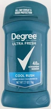 Degree Ultra Fresh Cool Rush Antiperspirant Deodorant 2.7oz./76g Full Size