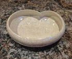 McCoy Bowl Console Dish White Pearl Iridescent Planter