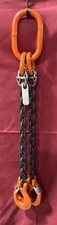 John Sakash 3’ x 3/8” Grade 80 QOS 4 Legged Lifting Sling CM USA made Chain NEW