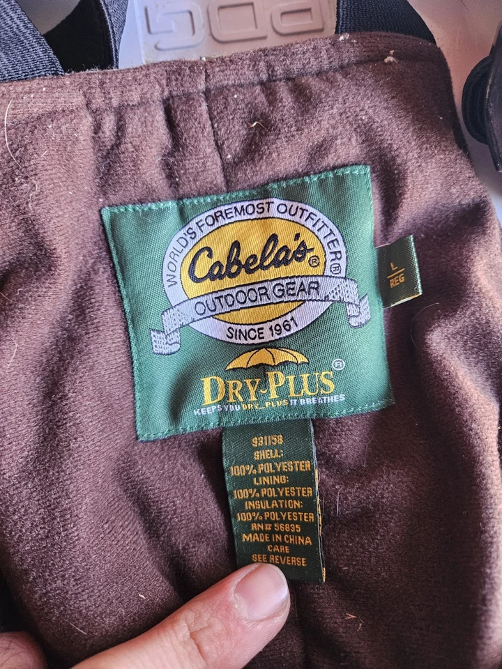 Mono con tirantes aislado de invierno CABELAS grande para hombre ventaja madera camuflaje caza Foto 2 de 4