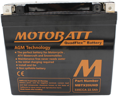 MotoBatt MBTX20UHD Akku 12V 21Ah - Vorgeladen und versiegelt MOTOBATT