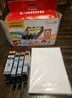 Canon Combo Pack 280Xl/ 281 Cmy Ink Cartridges 4 Ink Tanks + Photo Paper