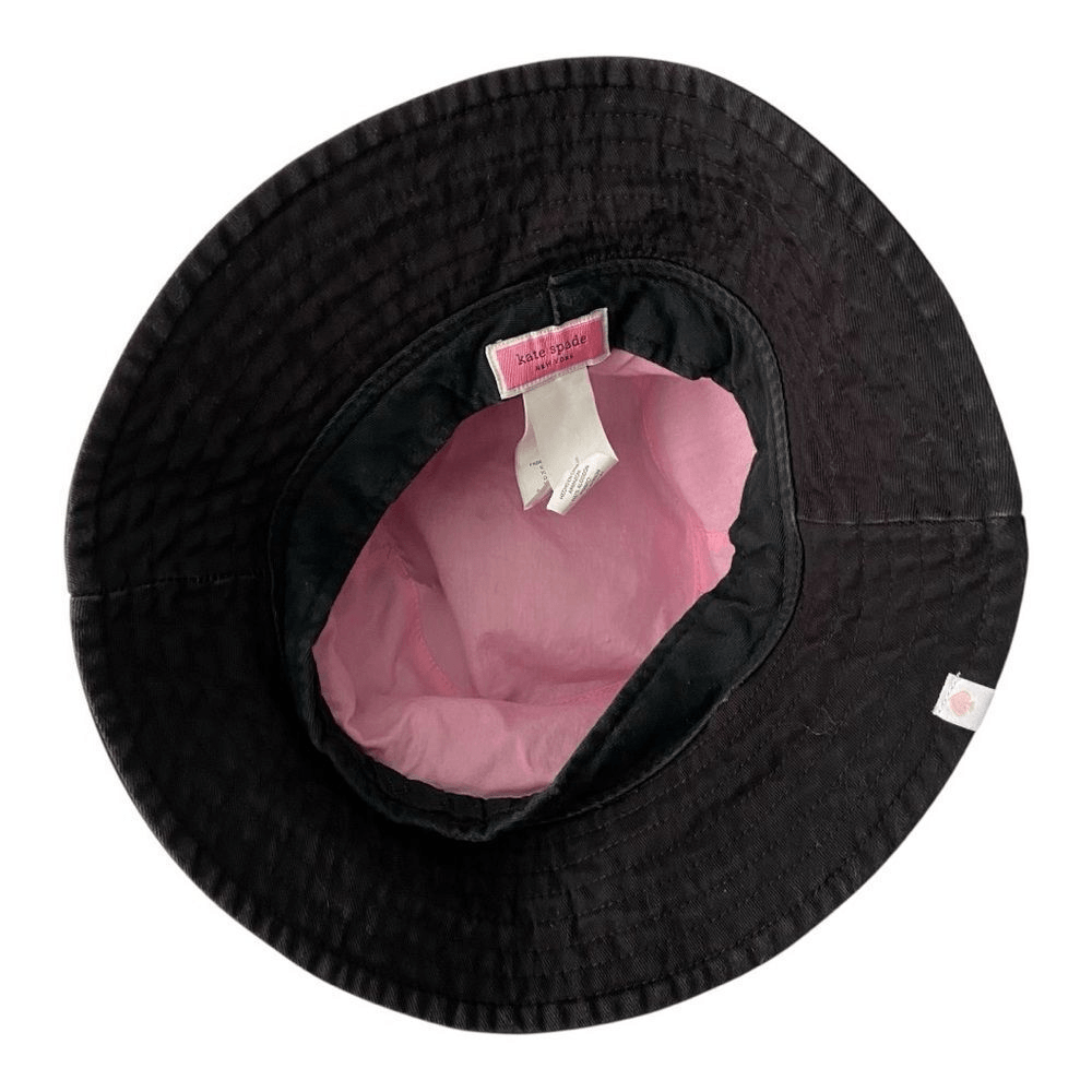 Kate Spade Black Spade Logo Bucket Hat in Black Size OS | eBay display picture 3