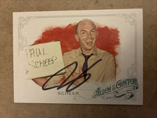 Paul Scheer Hand Signed 2015 Allen & Ginter Autograph Card! #119