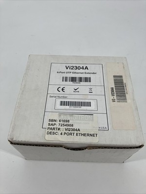 Genuine New Vigitron Vi2304A 4-Port UTP Ethernet & PoE Extender
