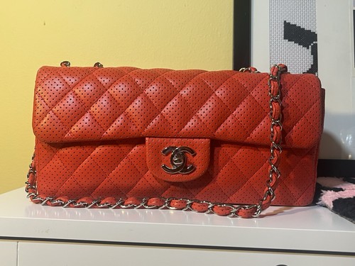 Chanel Preloved Perforated Flap Bag