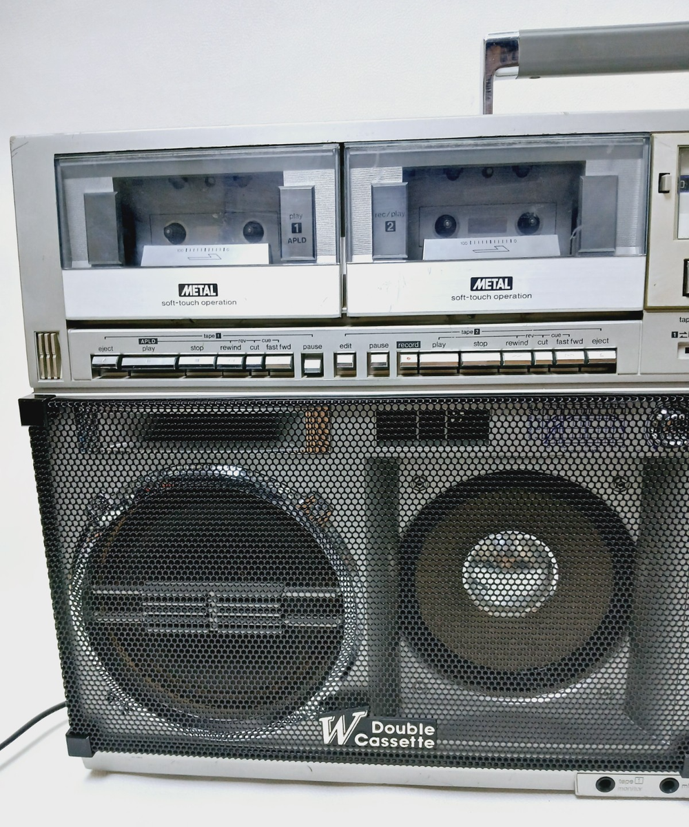 Sharp GF-777 Z Boombox 🌈 RARE 🌈 Cassette Ghetto-Blaster 👌 - For