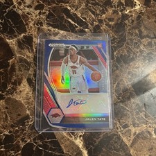 2021-22 Panini Prizm  - Draft Picks Autographs Jalen Tate #DP-JTA Blue Prizm