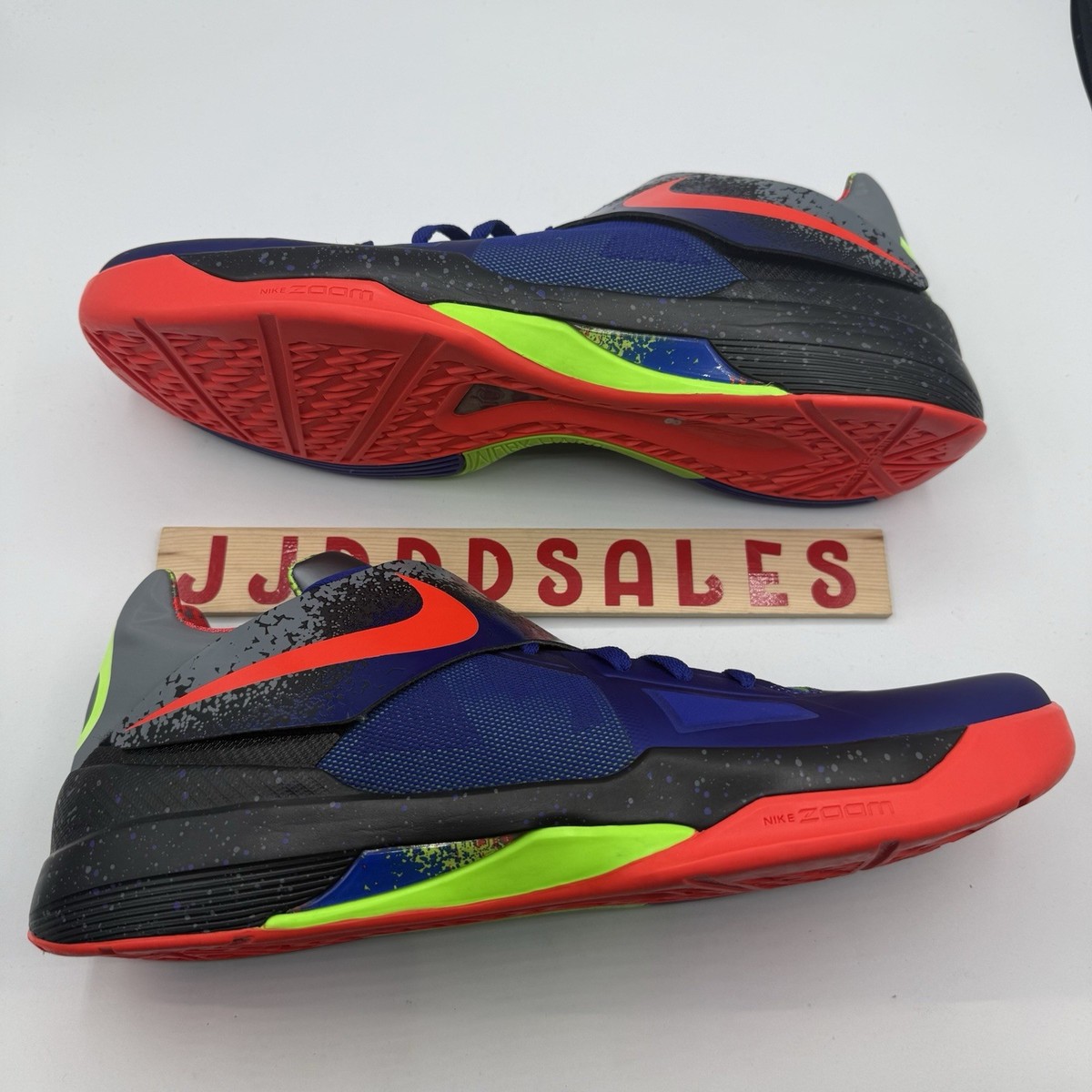 Nike Zoom Kd 4 IV Nerf Basketball Concord Bright Crimson FQ8180