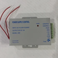 Access Control Power Supply DC 12V 3A 36W for Door Entry System Lock RFID Reader