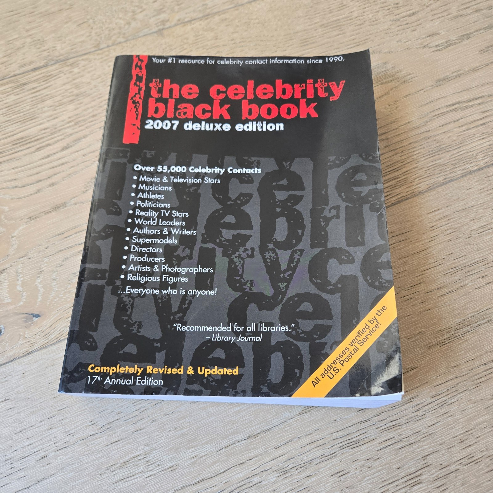 The celebrity black book 2007 (deluxe edition) for fans, businesses & nonprofits