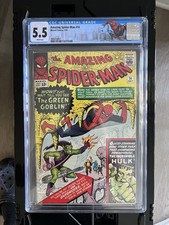 The Amazing Spider-Man #14 (Marvel Comics July 1964) CGC 5.5 White Pages