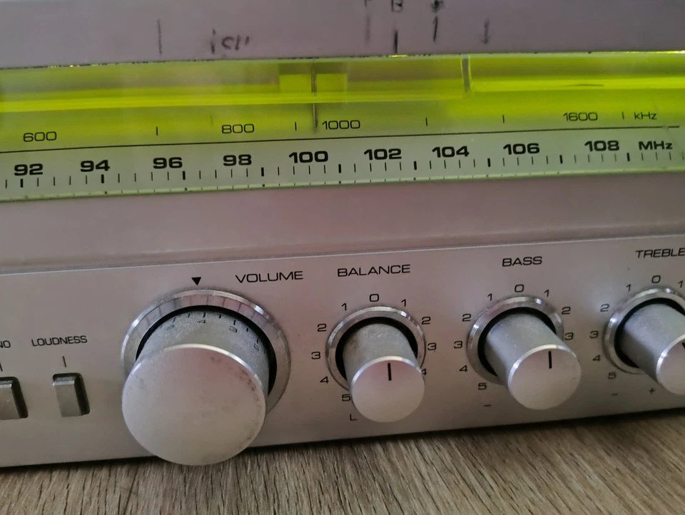 Telefunken Receiver RR100 silber 80er Jahre Baustein Vintage Kult - Bild 3 von 4