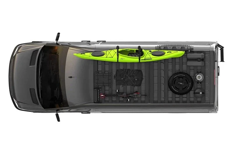 For Volkswagen Crafter 18 Slimline II Roof Cargo Basket Kit — 第 3/4 张图片