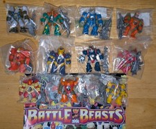 Battle Beasts Laser Japan 11 Of 12 Shadow Warriors Complete Figure & Weapons lot