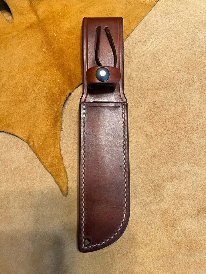 FUNDA CUCHILLO CUERO PESADO PUMA WHITE HUNTER 6377 MANO IZQUIERDA PERSONALIZADA **SIN CUCHILLO** Foto 2 de 4