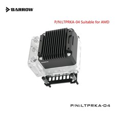 Barrow LTPRKA-04  CPU Water Block with Acrylic CPU Cooler for AMD AM3 AM4 AM5