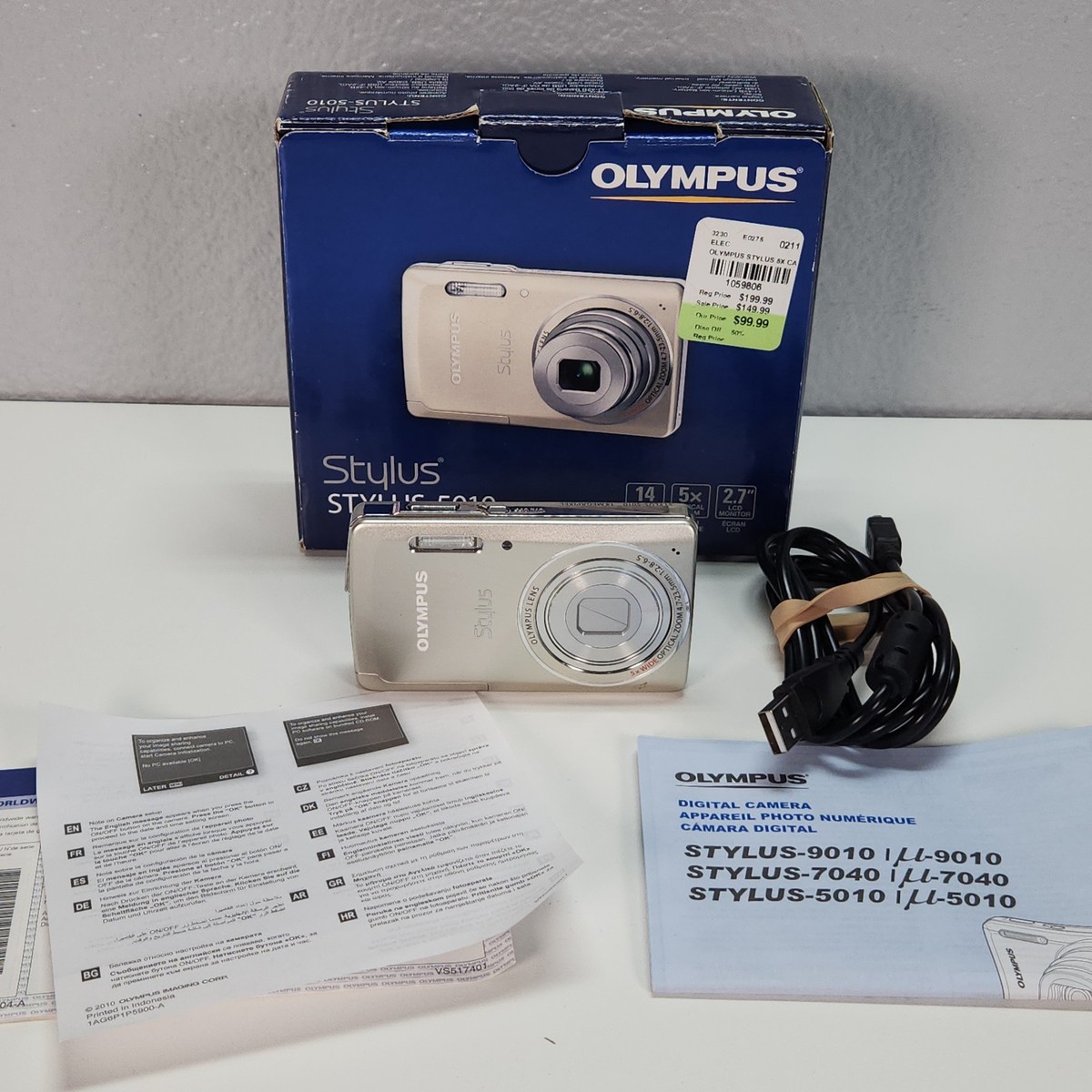 Olympus Stylus 5010 14MP Digital Camera with 5X Wide Optical Zoom