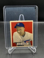 1949 BOWMAN! HANK BOROWY! RC! CHICAGO CUBS/PHILADELPHIA PHILLIES! #134 EX!