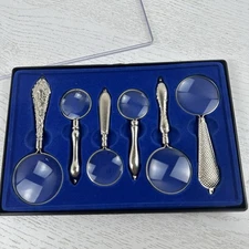 6 Piece Magnifier Collection Functional Library Office Decor Varying Designs
