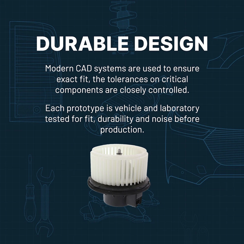 Blower Motors Front for E350 Van E150 E250 E450 E550 Ford E-350 Super Duty E-150 - Image 2 of 4