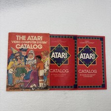 Lot of 3 Atari 2600 Catalogs   1981 & 1982   ...