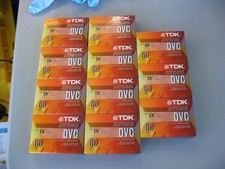 TDK DVC 60 Mini DV Digital Video Cassette Tape Superior Grade - LOT OF 11 - NEW