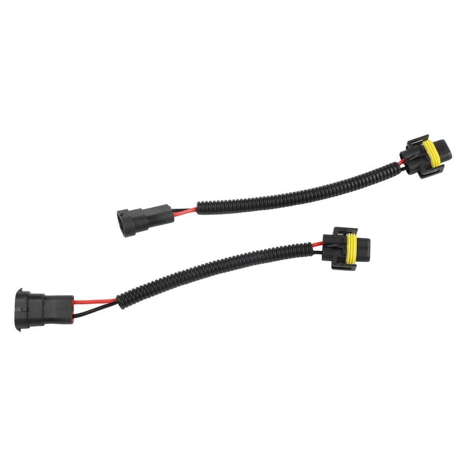 H11 H8 Connector Extension Wiring Harness Sockets Wire For Headlight Fog Lamp - Image 3 of 4