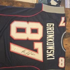 Rob Gronkowski Signed New England Patriots Football Jersey #87