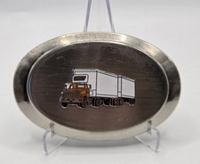 Vintage Semi Truck Belt Buckle