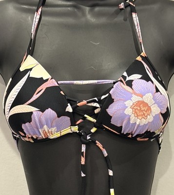 Hula honey bikini top xs multicolor nwt macys bundle